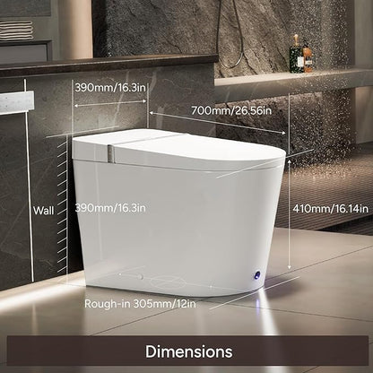 Casta Diva Smart Toilet, Wider Bidet - Image 8