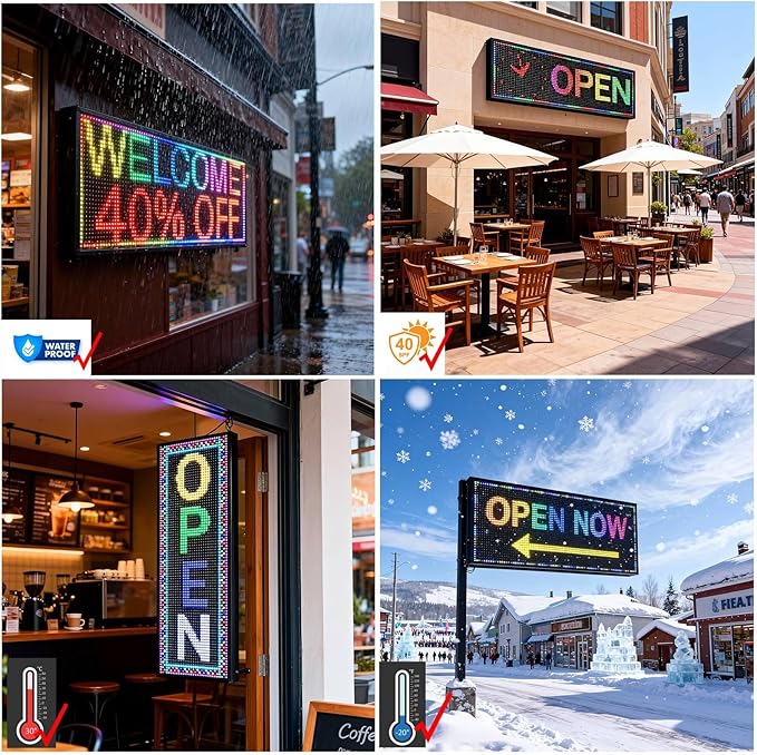 P10 Scrolling Led Sign Programmable Display Digital Sign Outdoor Message Board - Image 4