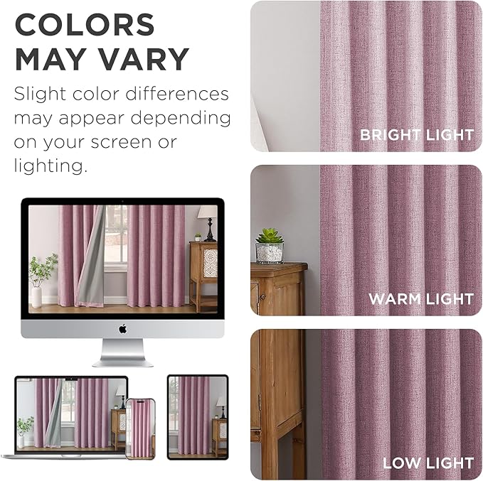 Joydeco Pinch Pleated Curtains - Image 8