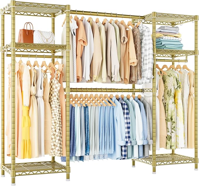 Ulif E7 Garment Rack, Heavy Duty Clothes Storage System by Ulif