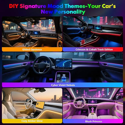 New Version Acrylic Car Dreamcolor Ambient Lighting Kit 14 in 1 LED Interior - Image 6