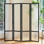 Acrylic Room Divider, 4-Panel Freestanding Partition Screen, Frosted by Svimi