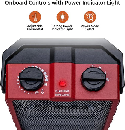 Comfort Zone 1, 500W Portable Electric Space Heater - Image 7