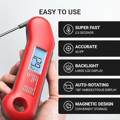 ThermoMaven Professional Meat Thermometer Digital, Ultra-Fast 0.5 Sec Instant - Image 2