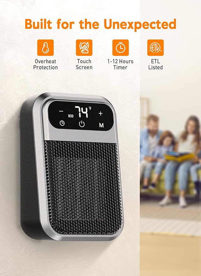 Givebest Cyber 800W Plug in Heater - Image 7