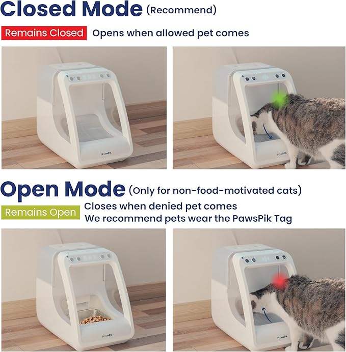 PawsPik Automatic Microchip RFID Cat Feeder, ISO Microchip & PawsPik RFID Tag - Image 7