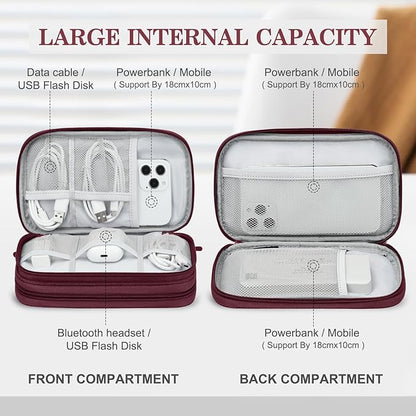 FYY Electronic Organizer, Travel Cable Organizer Bag Pouch Electronic - Image 3