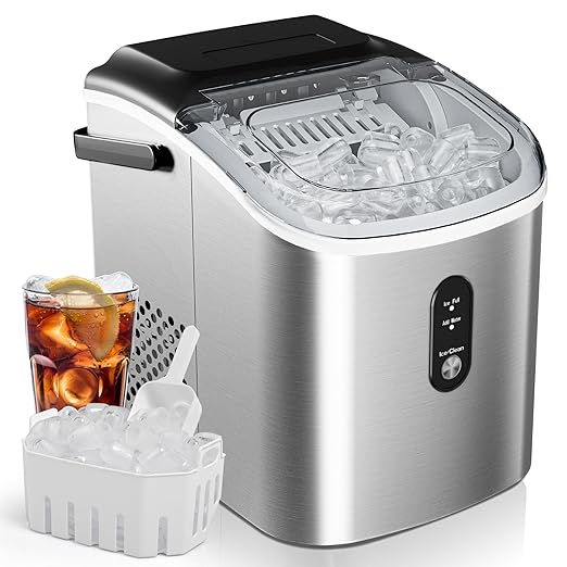 EUHOMY Ice Maker Countertop, Portable Ice Machine by EUHOMY