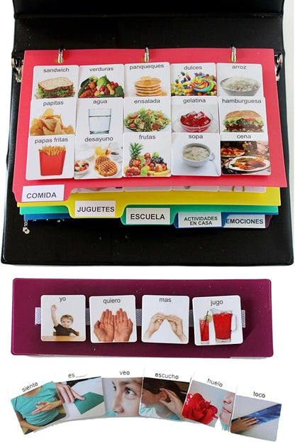 Visual Communication Book, 162 ASD Photo Picture Cards: Autism Language by Smile4Autism