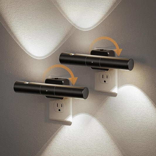JandCase LED Night Light, Modern Night Lights Plug into Wall, Soft White 3000K by JandCase