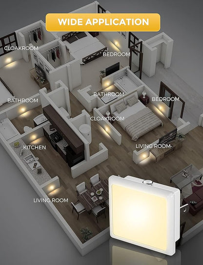 L LOHAS LED Night Lights Plug into Wall, Plug in Night Light, Dusk-to-Dawn - Image 8