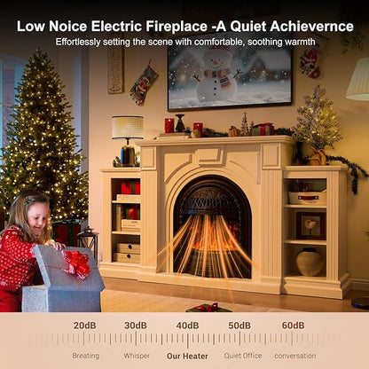 Farmhouse Electric Fireplace - Image 7