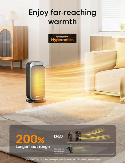 DREO Quiet Space Heater, 1500W Portable Heaters - Image 3