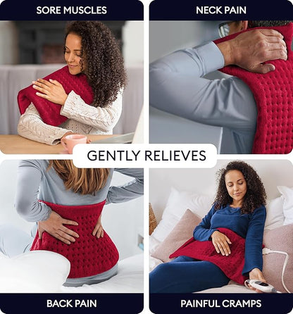 GENIANI Electric Heating Pad for Back Pain & Cramps Relief, Electric Throw - Image 2