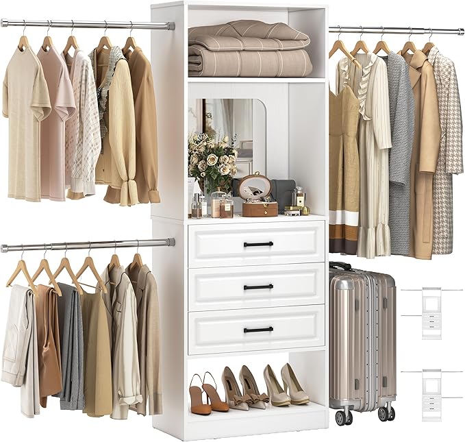 Unikito 48" W - 96” W Closet System by Unikito