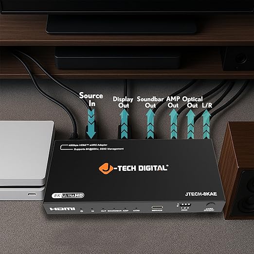 J-Tech Digital 8K HDMI Audio Extractor - Image 8