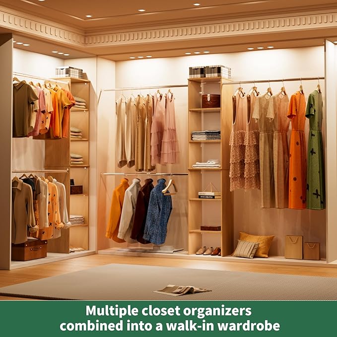 Closet System, Wood Tower Storage - Image 4