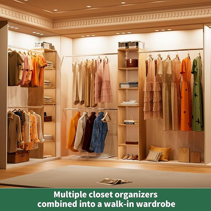 Closet System, Wood Tower Storage - Image 4