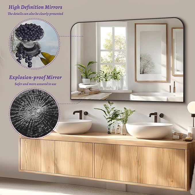 Bathroom Mirror, Wall Mirrors, Bathroom Vanity Mirror - Image 7