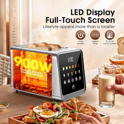 Touch Screen Toaster 2 Slice, Smart Digital - Image 6