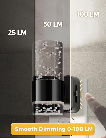 L LOHAS LED Night Light, Dimmable Night Lights Plug into Wall, Acrylic - Image 3