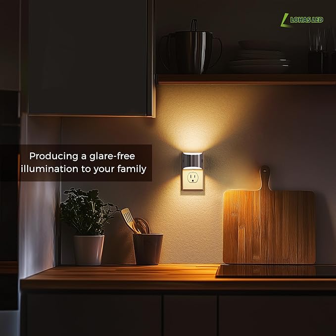 L LOHAS LED Night Lights Plug into Wall, Dimmable Night Light - Image 6