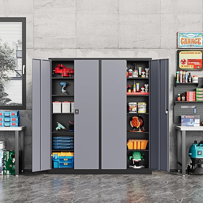 71” Tall Metal Storage Cabinet- Steel File Cabinets - Image 7