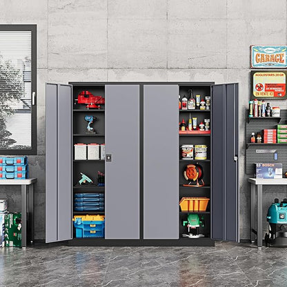 71” Tall Metal Storage Cabinet- Steel File Cabinets - Image 9
