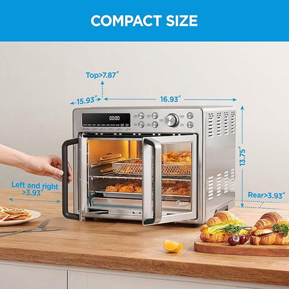 Midea Flexify French Door Toaster Oven Air Fryer Combo, 26.4 QT, Extra Large - Image 2