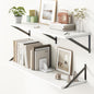36"W x 10"D Floating Shelves, 10 Inch Deep White Floating Shelves, Farmhouse by FunMemories