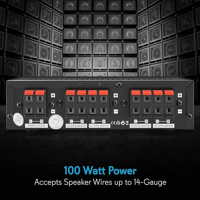 Pyle 4-Zone Speaker Selector Switch - Image 3