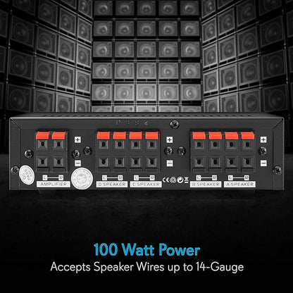 Pyle 4-Zone Speaker Selector Switch - Image 3