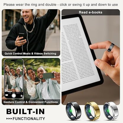 RIFESI Smart Ring for Women Men, Fashion Minimalist Fitness Ring & Sleep - Image 7