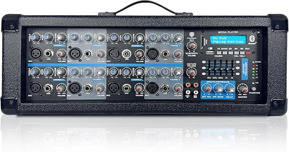 Proreck MX18 8-Channel 2400w Professional Audio Mixer by PRORECKAUDIO