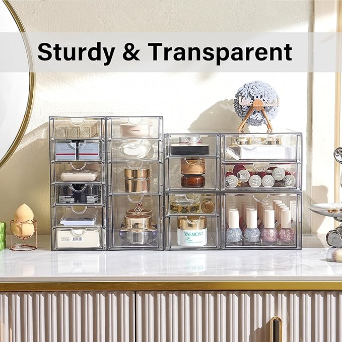 Prsildan Acrylic Drawer Organizer - Image 7