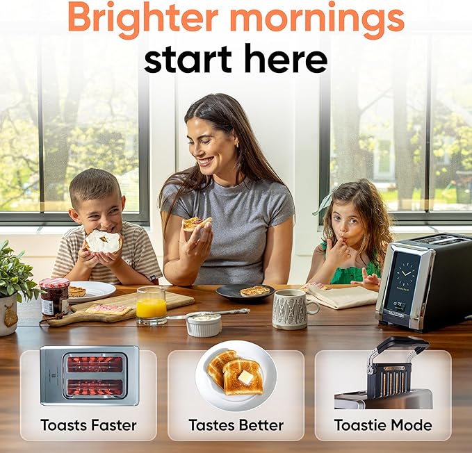 Revolution R180 Connect Touchscreen Smart Toaster + Toastie Press – Choose from - Image 2