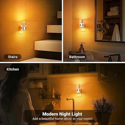 JandCase Night Light, Automatic Night Lights Plug into Wall, Dimmable LED Night - Image 6