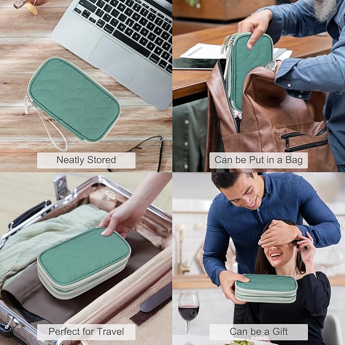 FYY Electronic Organizer, Travel Cable Organizer Bag Pouch Electronic - Image 7