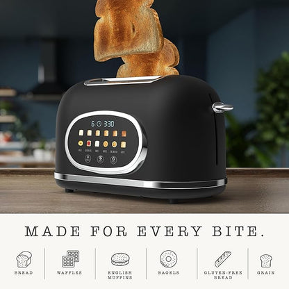 Rae Dunn Retro Digital Electric Toaster, 2 Slice Stainless Steel Toaster - Image 3