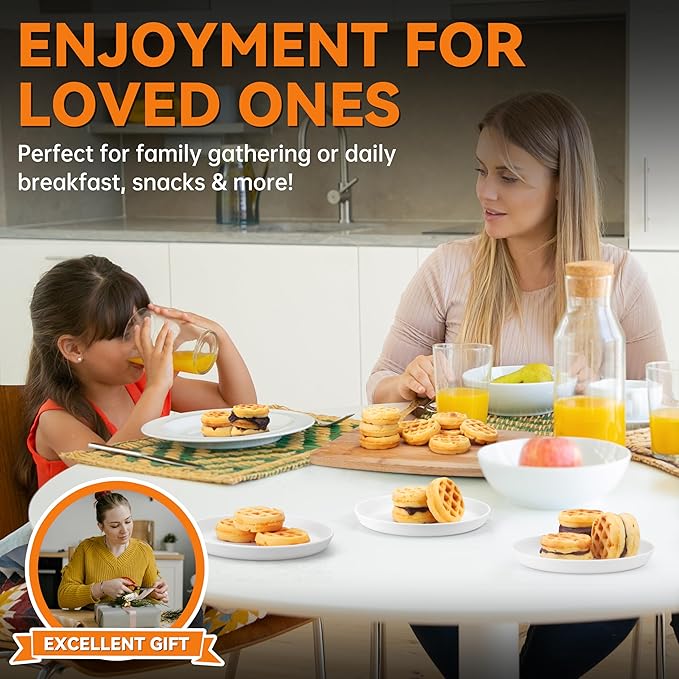 Baker's Friend, Bite-size Mini Waffle Maker - Image 6