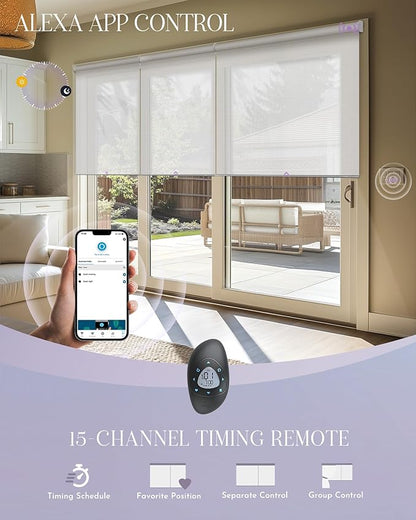 Graywind Smart Coupled Roller Shades Compatible - Image 4