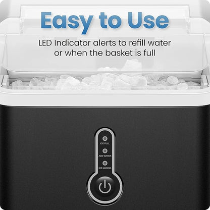 Iceman by Chefman Nugget Ice Maker Countertop, Pebble Ice Maker Machine - Image 4