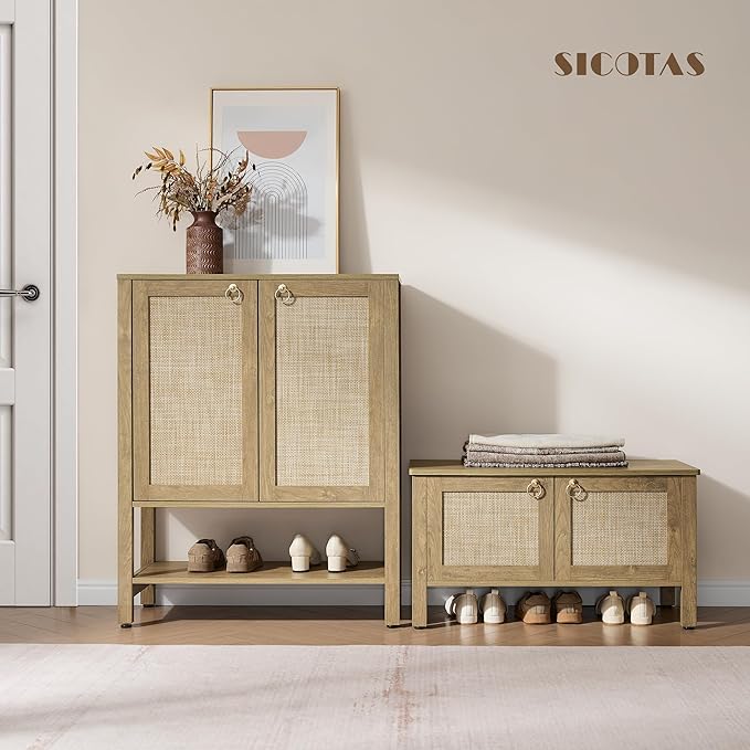 SICOTAS Shoe Storage Cabinet for Entryway - Image 2