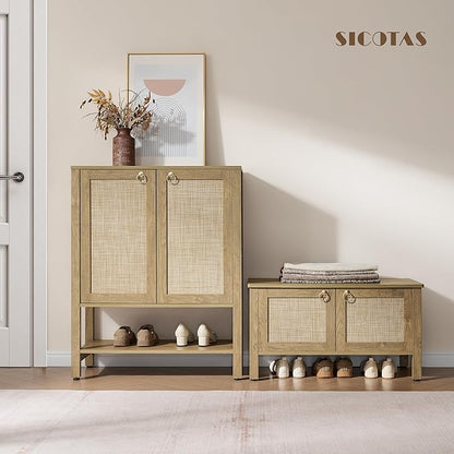 SICOTAS Shoe Storage Cabinet for Entryway - Image 2