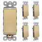 LIDER Minimalist Design Matte Finish Lighted Decorator Switch, Frameless Paddle by LIDER