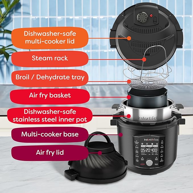 Instant Pot Pro Crisp 11-in-1 Air Fryer and Electric Pressure Cooker Combo - Image 5