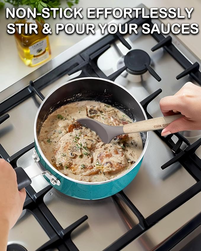 Cook N Home Non Stick Sauce Pan, 3 Quarts Saucepan - Image 5