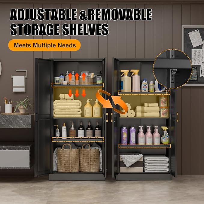 60" Tall Kitchen Storage Cabinet - Image 7