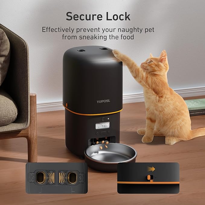 2025 Upgraded Automatic Cat Feeder - 4L Timed Auto Pet Feeder - Image 7