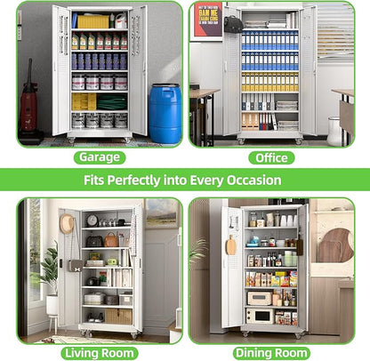 Reemoon71 H×32" W×16" D Metal Storage Cabinet - Image 8